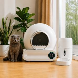 PetMaison Smart Care - Box + Feeder — set with automatic litter box and feeder