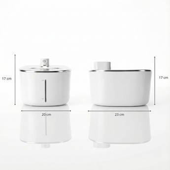 Fountain — automatische drinkfontein voor katten, achteraanzicht